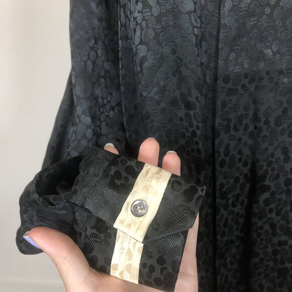 STEFANO RICCI Silk Women’s Button Up Size 39 Capsule Old Money Gorgeous AS IS - Picture 4 of 9